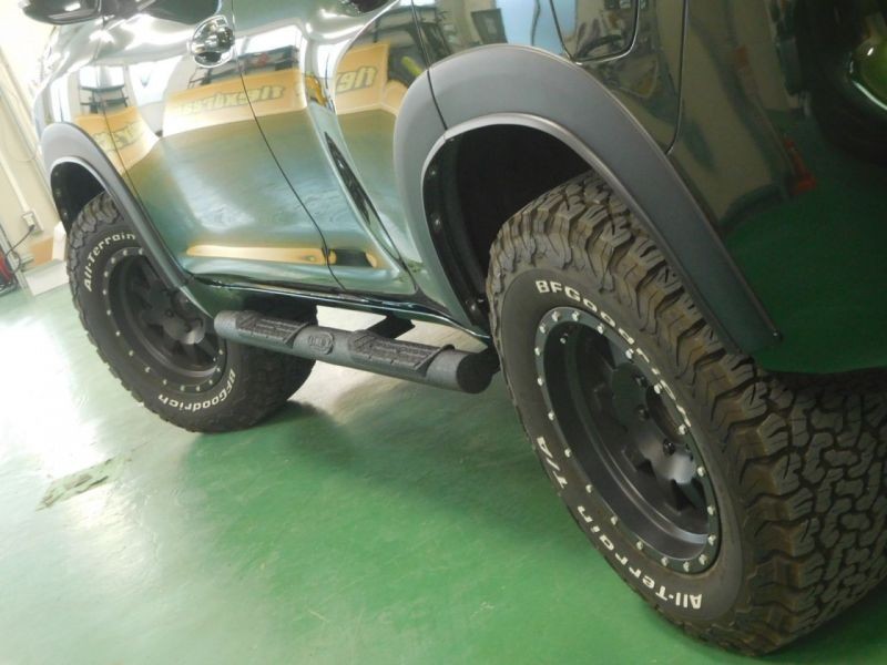 ランクルプラド 150系 ミリタリーなアメリカンオフロード Usdmカスタム Line X塗装 Line X Auto Japan