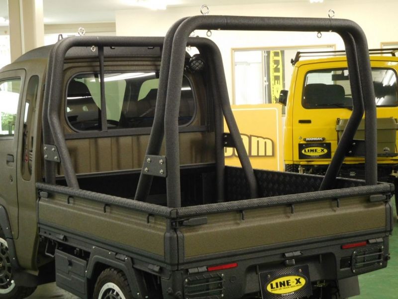 軽トラ 存在感抜群のカスタム ハイゼットジャンボ Line X ラインx 全塗装 オールペイント Line X Auto Japan 軽トラ 存在感抜群のカスタム ハイゼットジャンボ Line X ラインx 全塗装 オールペイント Line X Auto Japan