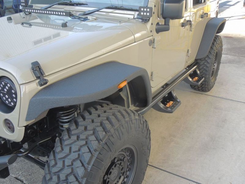 JEEP ジープラングラーJK リフトアップ×THRONE フラットフェンダーフレア×LINE-Xカスタム！ | LINE-X Auto Japan