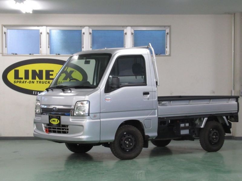 軽トラ：サンバートラックの荷台を塗装式ベッドライナーLINE-X（ラインエックス）で保護、長寿命化に貢献！