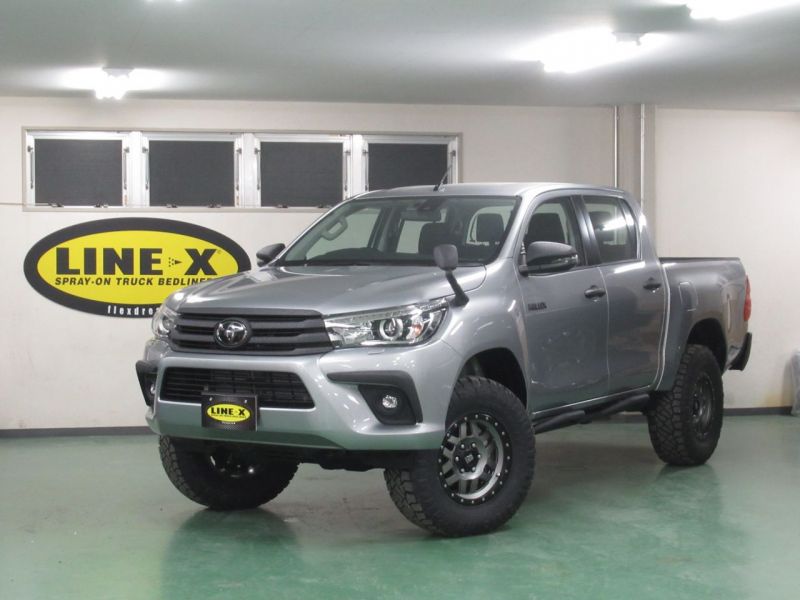 『思いっきり楽しもうぜHILUX』群馬トヨタRVパーク、ハイラックス×LINE-Xカスタムを出展致します！