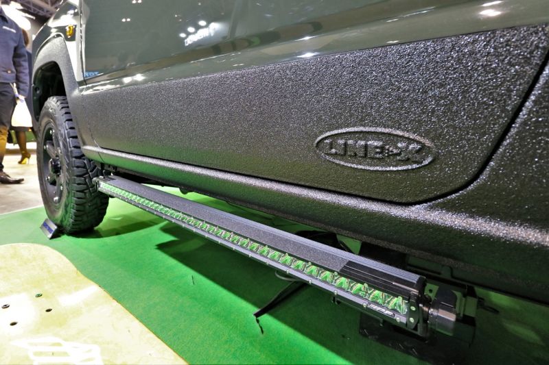 東京オートサロン2019 新型ジムニー LINE-X塗装カスタム 東京オートサロン2019 新型ジムニー LINE-X塗装カスタム
