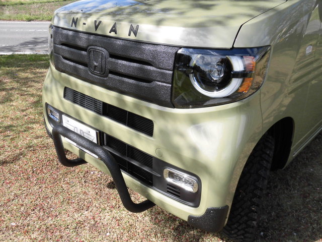 ホンダ N Van オシャレ格好良い軽バンのカスタムにもline X塗装 Line X Auto Japan