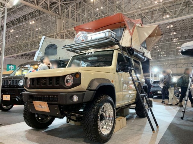 T-STYLE ティースタイル ルートップテント付きカスタムジムニー 東京オートサロン2020展示 T-STYLE ティースタイル ルートップテント付きカスタムジムニー 東京オートサロン2020展示