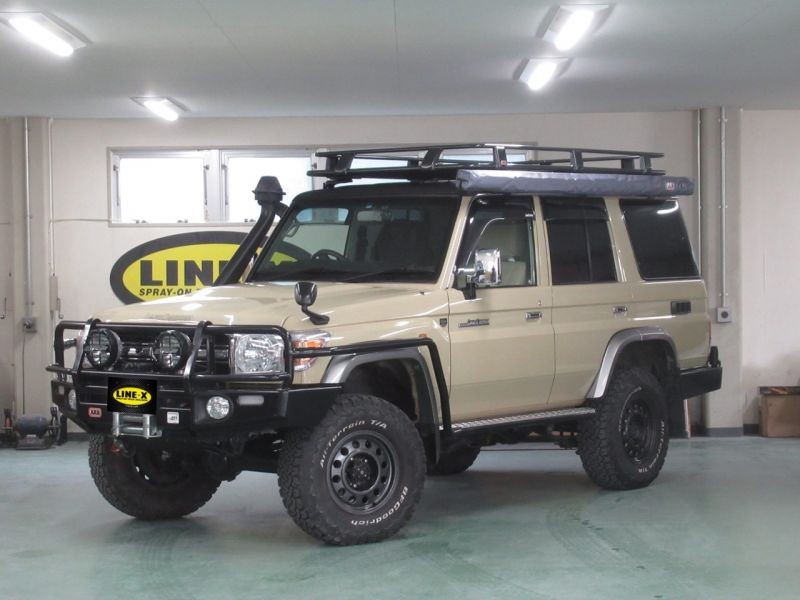 復刻版ランクル76をline X Arbパーツでオーバーランダーカスタム Line X Auto Japan