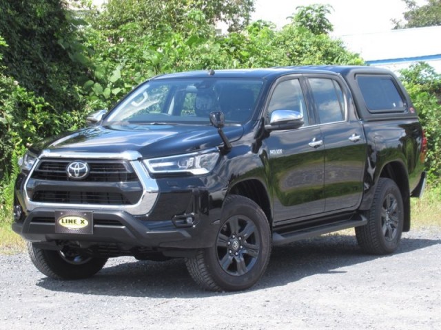 新型ハイラックスピックアップ 防護用塗料LINE-X・ARBキャノピーカスタム_toyotahilux