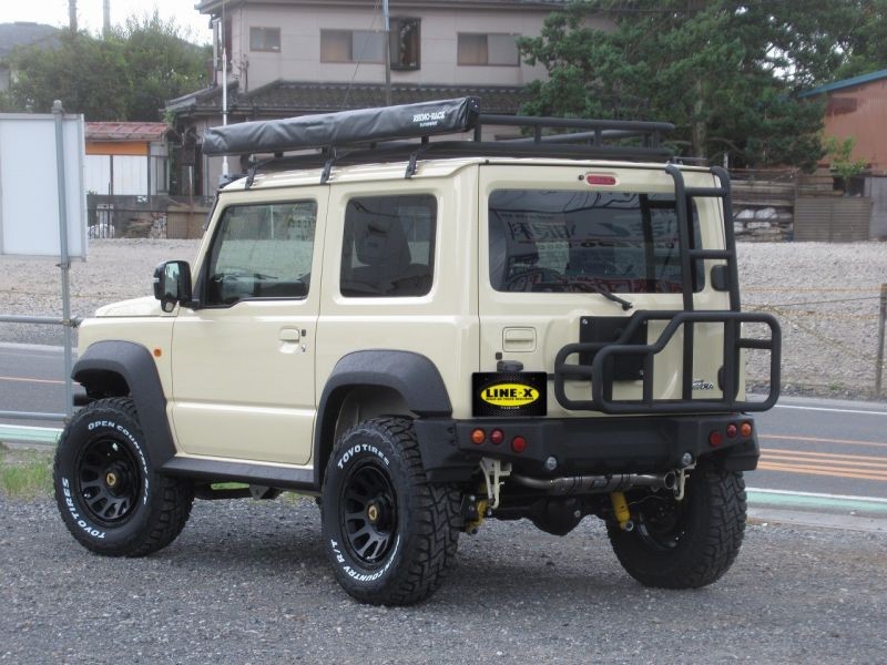 ジムニーシエラ×LINE-X オフロードスタイルをご紹介！ | LINE-X Auto Japan